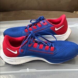 Nike Dynamic Blue and Red Sneakers